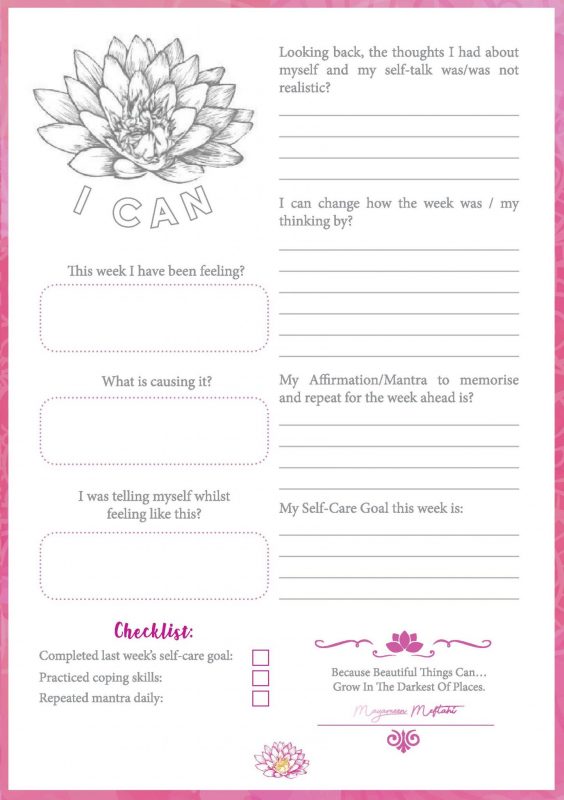 Downloadable ‘I Can’ Suffered but Survived ~ Self-Help Journal - Image 2