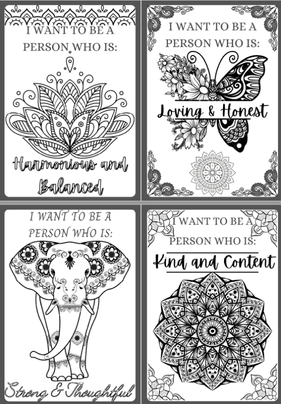 Keep Calm & Colour In - Positive Affirmation Colouring Book - Image 3