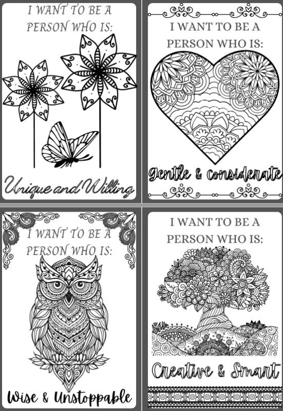 Keep Calm & Colour In - Positive Affirmation Colouring Book - Image 4