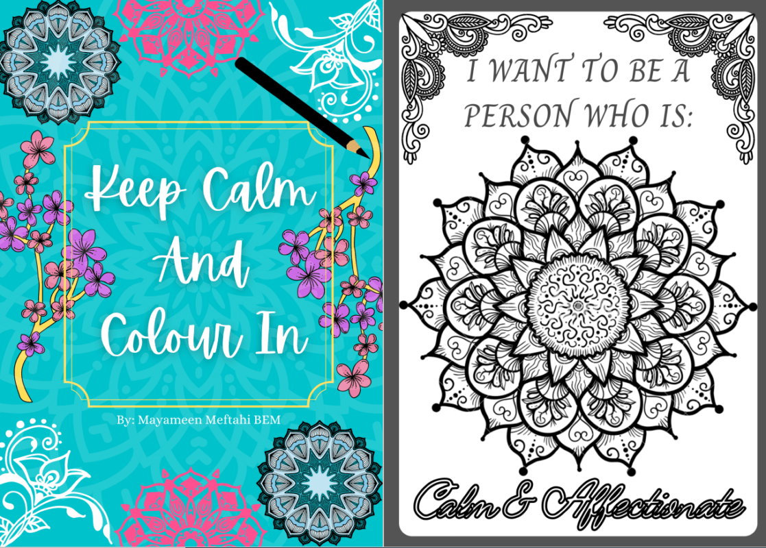 Keep Calm & Colour In - Positive Affirmation Colouring Book - Image 2