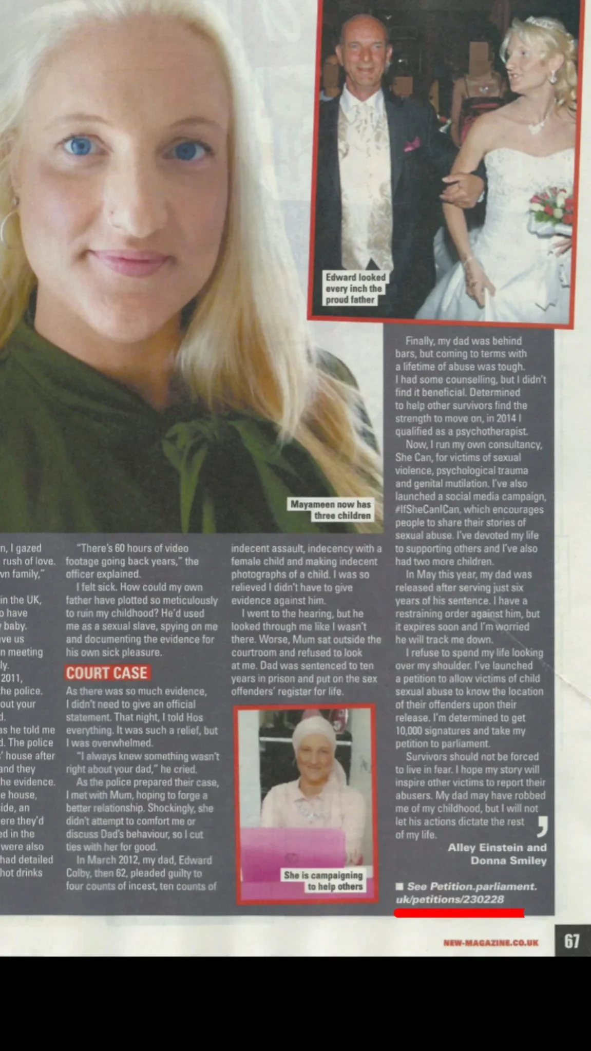 NEW! Magazine Featuring the Petition